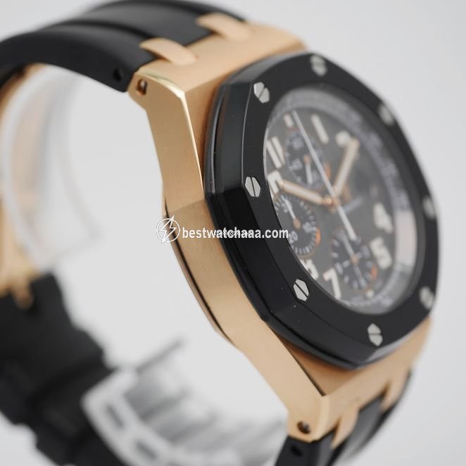 IMG_9081 Audemars Piguet Royal Oak Offshore Chronograph Mens watch Unisex Automatic Rose gold 25940OK.OO.D002.CA.01 Replica 7