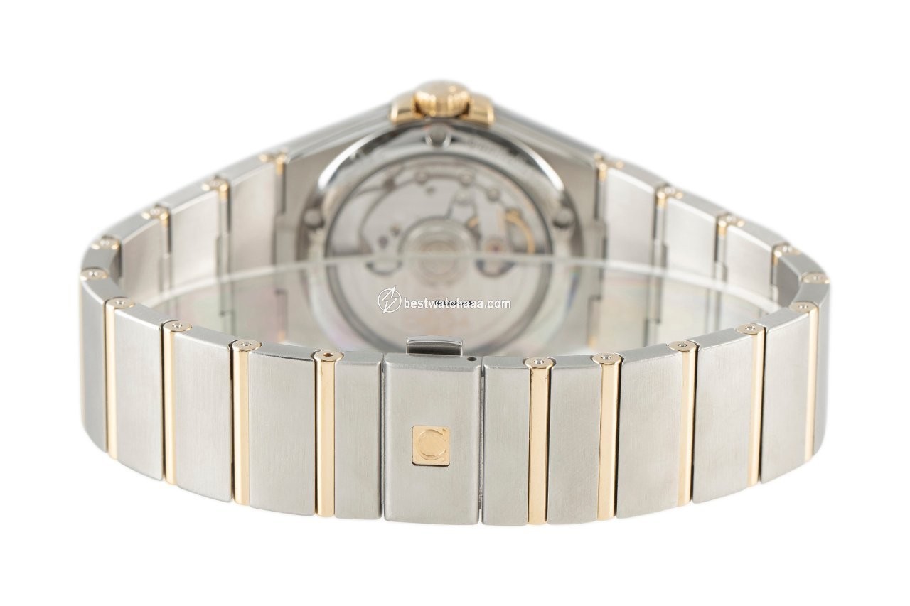 IMG_9081 Omega Constellation Ladies Mens watch Unisex Automatic Gold Steel 123.20.35.20.52.002 Replica 7