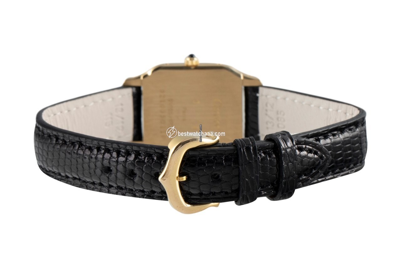 IMG_9081 Cartier Santos Dumont Womens watch Manual winding Yellow gold 8210 Replica 7