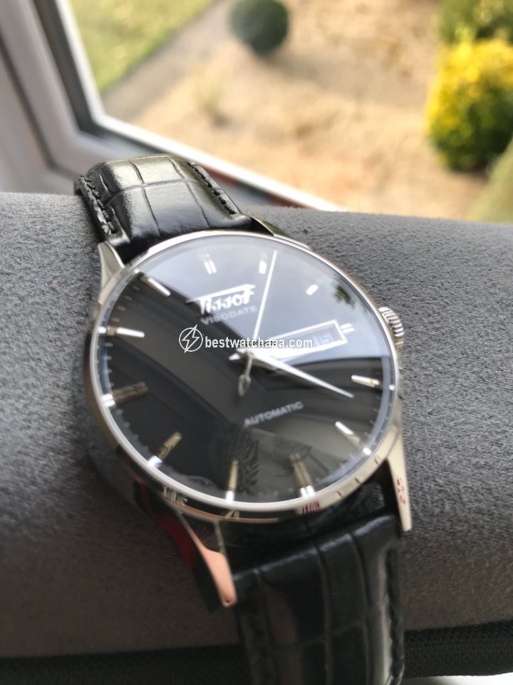 IMG_9081 Tissot Heritage Visodate Mens watch Unisex Automatic Steel T0194301605101 Replica 7