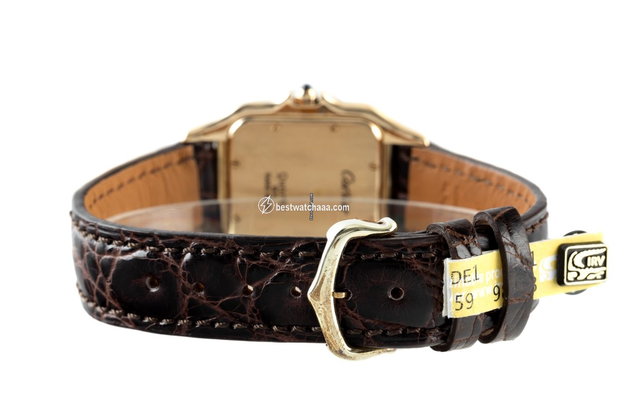 IMG_9081 Cartier Panthere Mens watch Unisex Quartz Yellow gold 8839 Replica 7