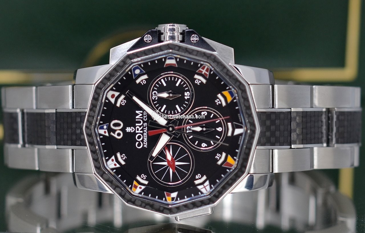 IMG_9081 Corum Admirals Cup Mens watch Unisex Automatic Steel 01.0035 Replica 7