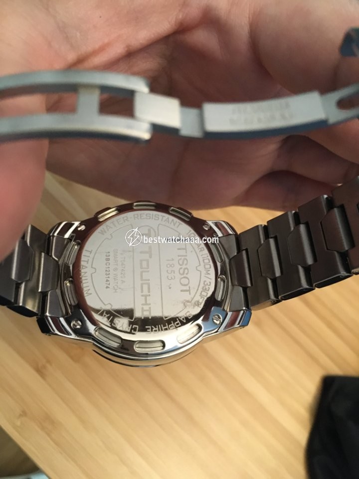 IMG_9081 Tissot T-Touch II Mens watch Unisex Quartz Titanium T047.420.44.207.00 Replica 7