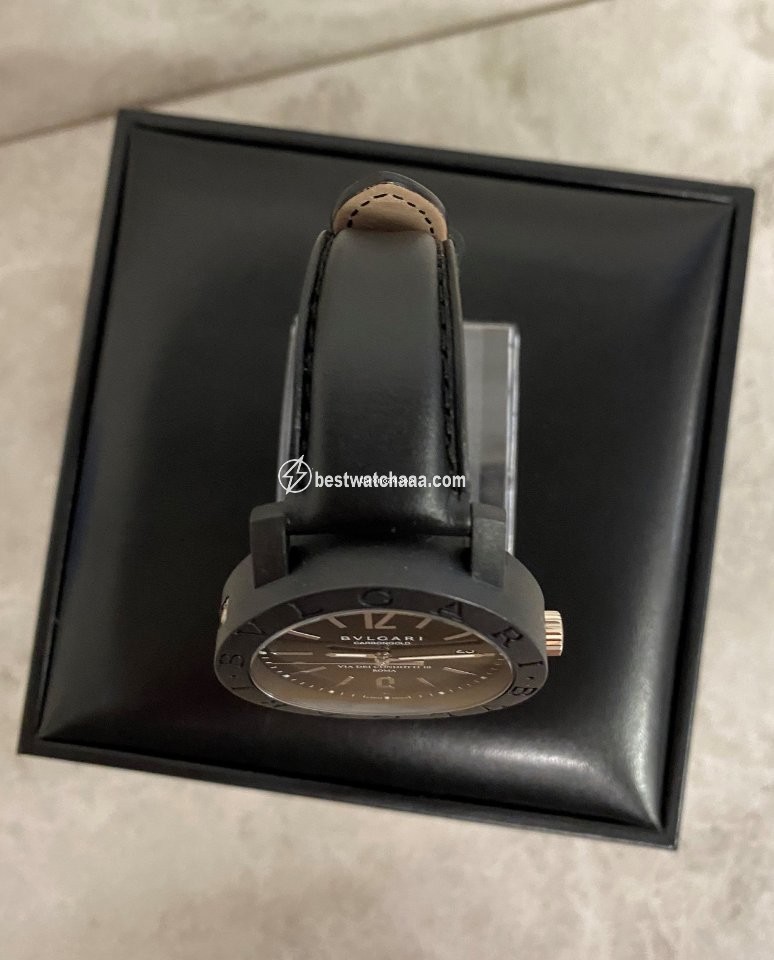 IMG_9081 Bulgari Bulgari Mens watch Unisex Automatic Carbon BB40CL Replica 7