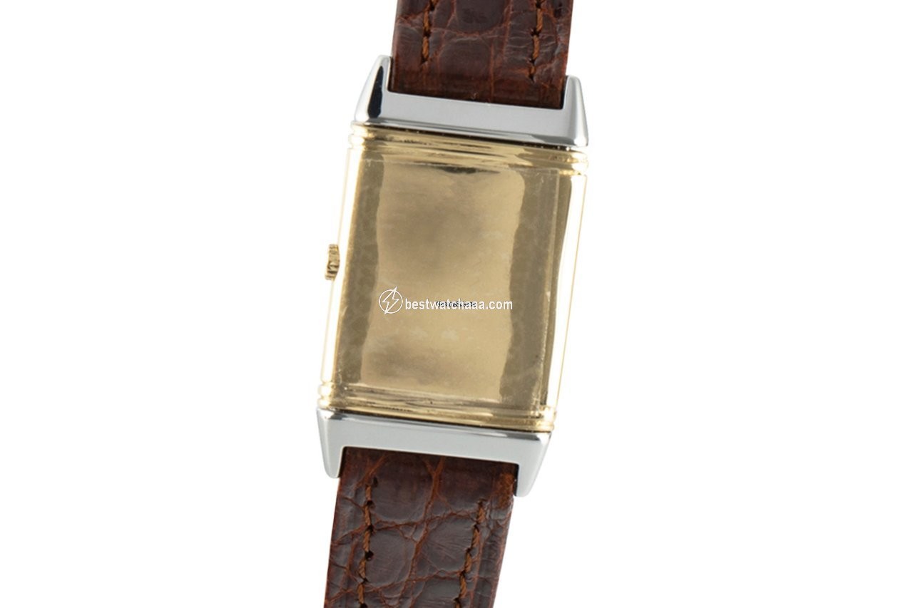 IMG_9081 Jaeger-LeCoultre Reverso Lady Womens watch Quartz Gold Steel 140.106.5 Replica 7