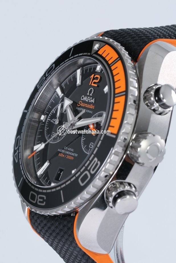 IMG_9081 Omega Seamaster Planet Ocean Chronograph Mens watch Unisex Automatic 215.32.46.51.01.001. Replica 7