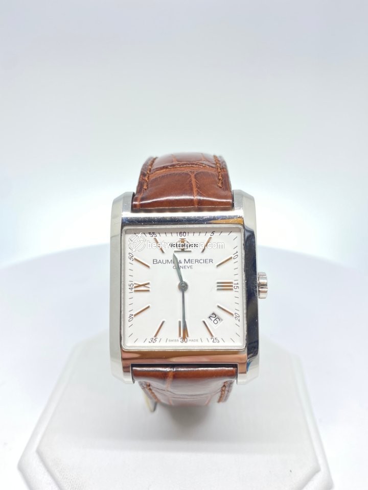IMG_9081 Baume & Mercier Hampton Mens watch Unisex Quartz Steel 65562 Replica 7