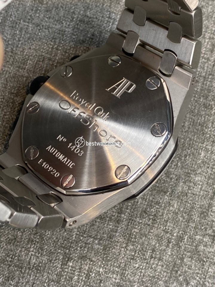 IMG_9081 Audemars Piguet Royal Oak Offshore Chronograph Mens watch Unisex Automatic Steel 25721ST.OO.1000ST.01 Replica 7
