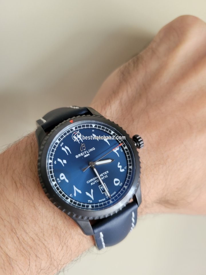 IMG_9081 Breitling Aviator 8 Mens watch Unisex Automatic M173154AC1C1X2 Replica 7
