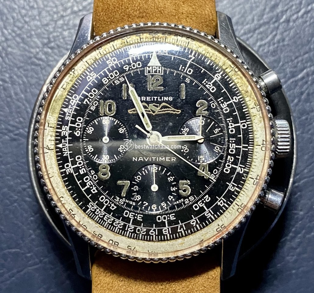 IMG_9081 Breitling Navitimer Mens watch Unisex Manual winding Steel 806 AOPA Replica 7