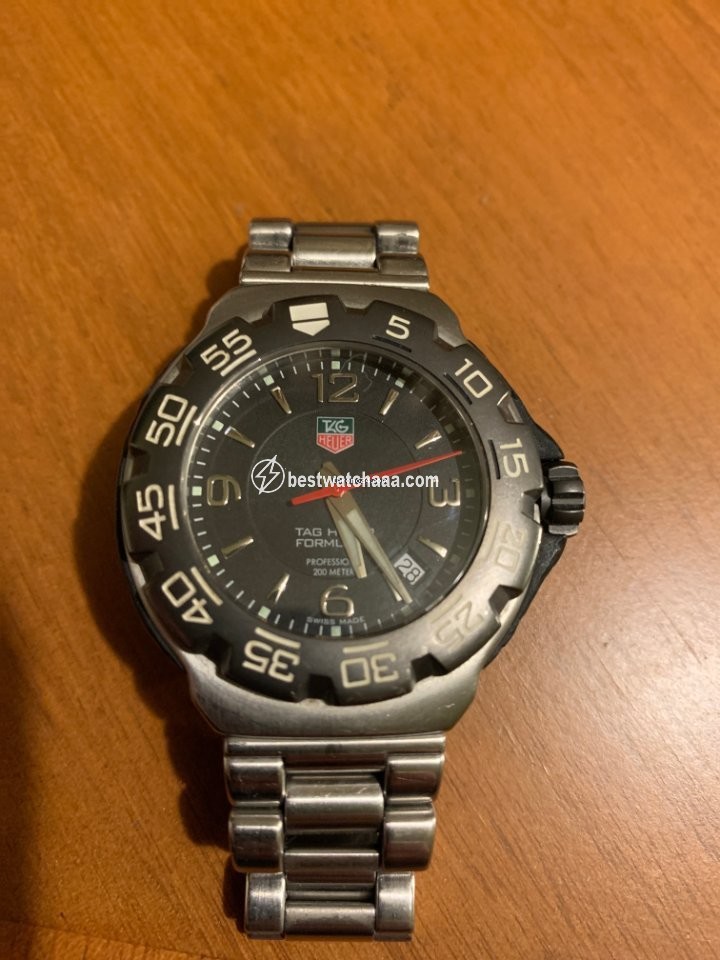IMG_9081 TAG Heuer Formula 1 Quartz Mens watch Unisex Quartz Steel WAC1110-0 Replica 7