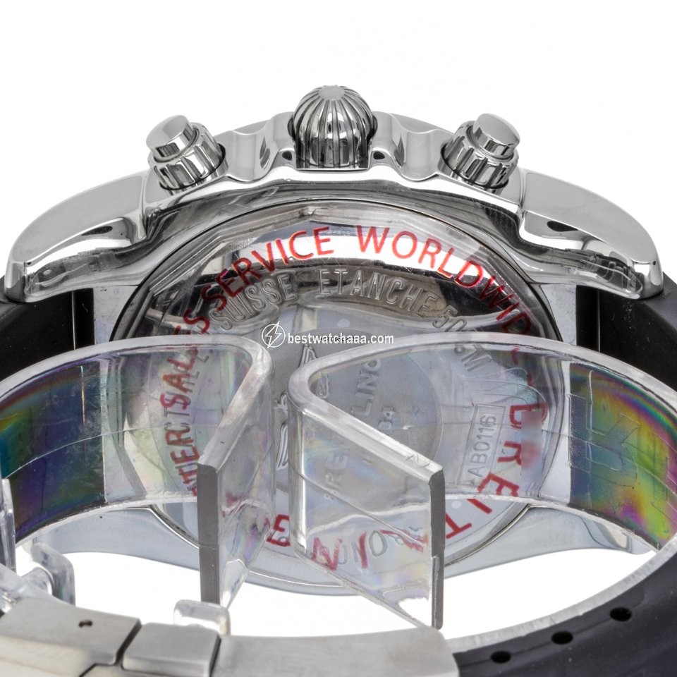 IMG_9081 Breitling Chronomat Mens watch Unisex Automatic Steel AB0116 Replica 7