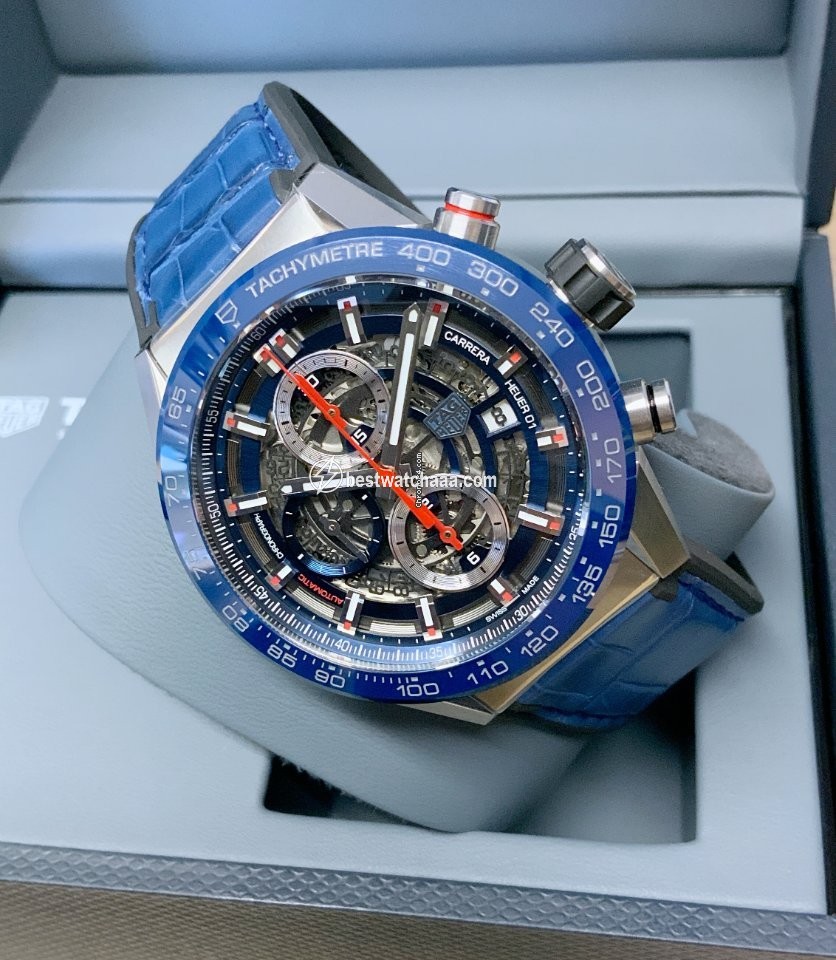 IMG_9081 TAG Heuer Carrera Calibre HEUER 01 Mens watch Unisex Automatic Steel CAR201T.FC6406 Replica 7