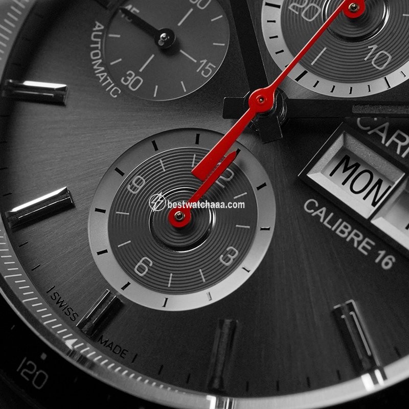 IMG_9081 TAG Heuer Carrera Calibre 16 Mens watch Unisex Automatic Steel CV2A1M.FT6033 Replica 7