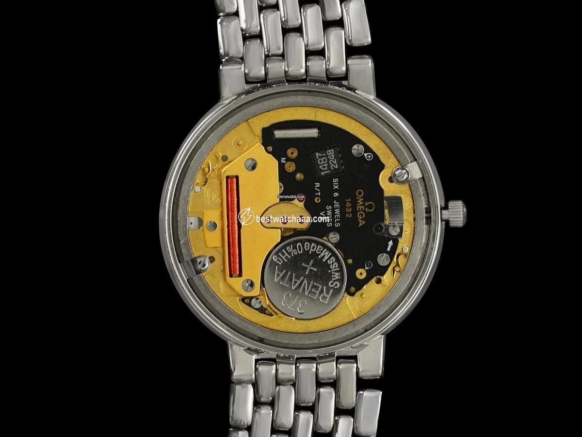 IMG_9081 Omega De Ville Mens watch Unisex Quartz Steel 8299 Replica 7