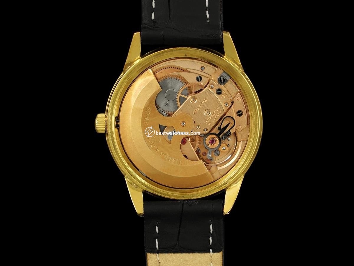 IMG_9081 Omega Seamaster Mens watch Unisex Automatic Gold Steel 8205 Replica 7