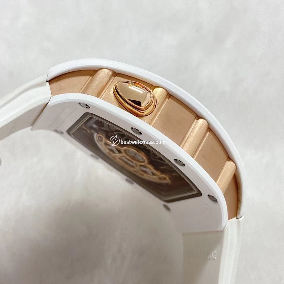 IMG_9081 Richard Mille Womens watch Automatic White gold Richard Mille RM037 White Gold Replica 7