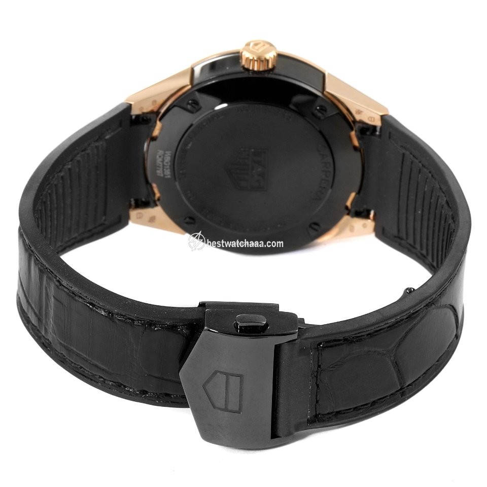 IMG_9081 TAG Heuer Carrera Lady Womens watch Quartz Gold Steel WBG1351.FC6418 Replica 7