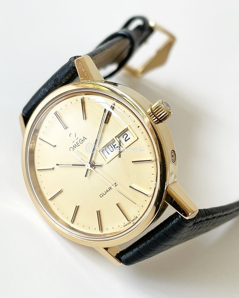IMG_9081 Omega Seamaster Mens watch Unisex Quartz Yellow gold 196.0161 Replica 7