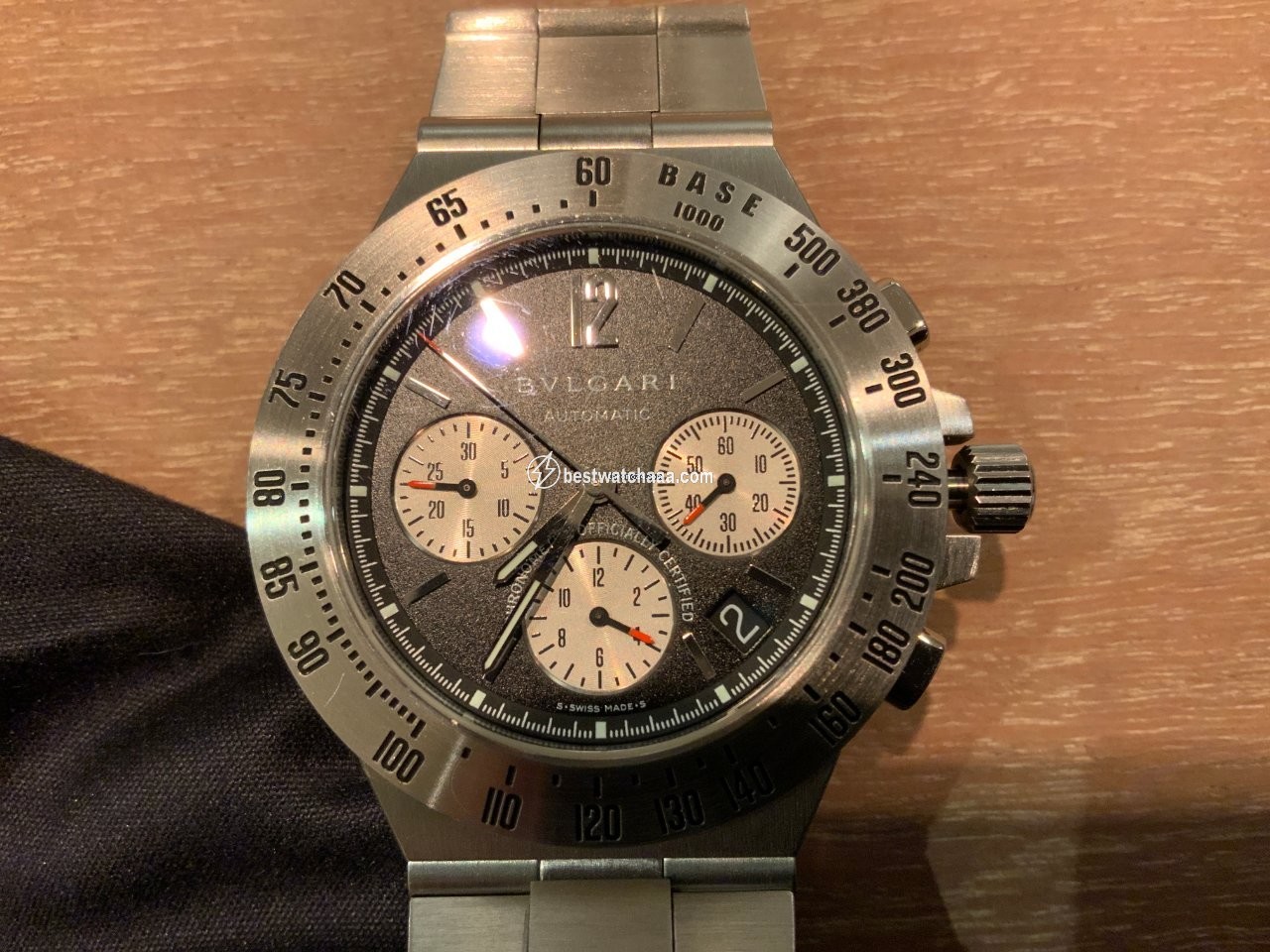 IMG_9081 Bulgari Diagono Mens watch Unisex Automatic Steel CH40SSDTA Replica 7