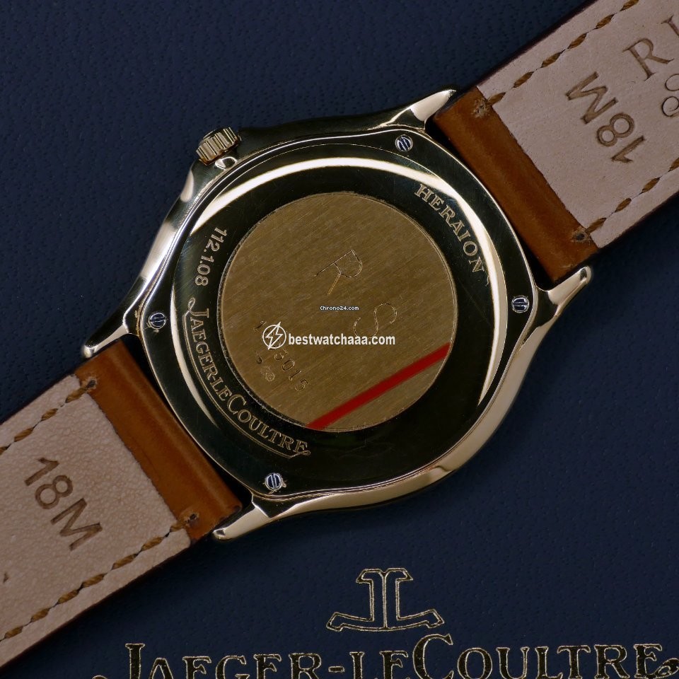 IMG_9081 Jaeger-LeCoultre Mens watch Unisex Quartz Yellow gold 112.1.08 Replica 7