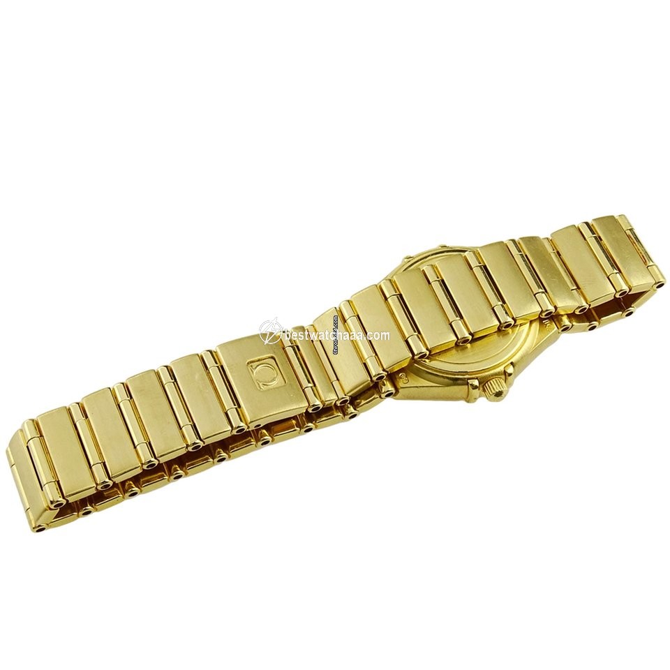 IMG_9081 Omega Constellation Womens watch Quartz Yellow gold 1162.75.00 Replica 7