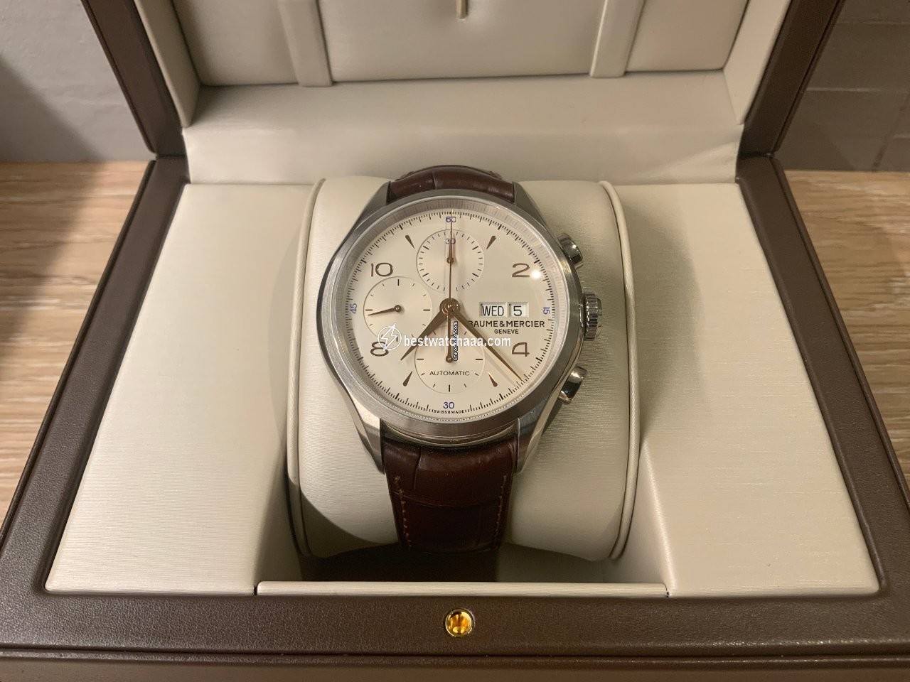 IMG_9081 Baume & Mercier Clifton Mens watch Unisex Automatic Steel MOA10129 Replica 7