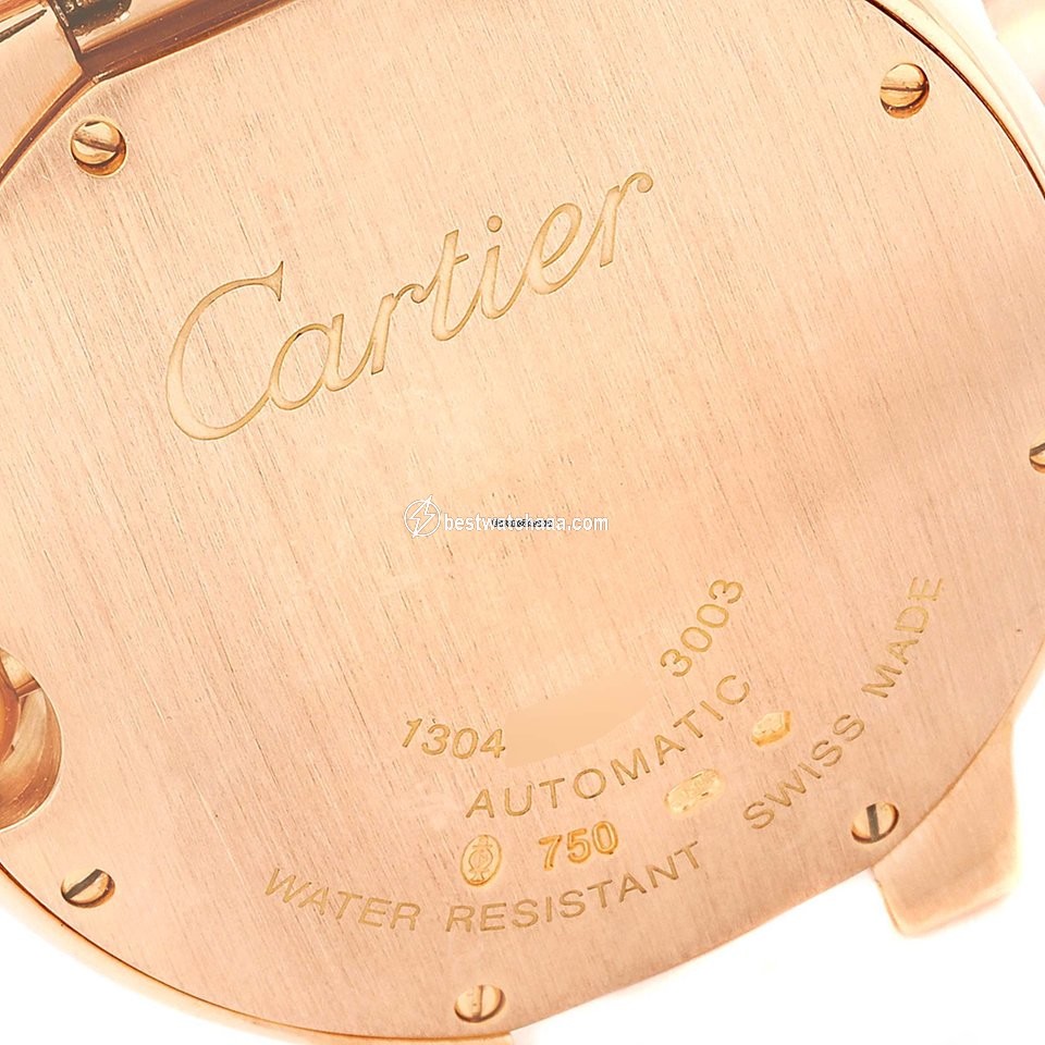 IMG_9081 Cartier Ballon Bleu 36mm Womens watch Automatic Rose gold W69004Z2 Replica 7