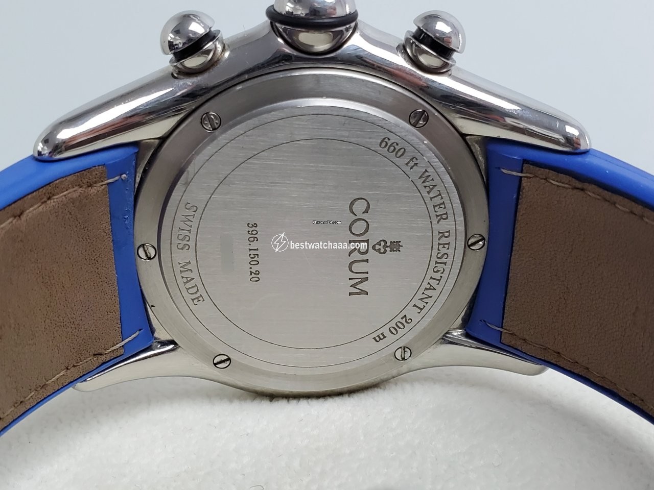 IMG_9081 Corum Bubble Mens watch Unisex Quartz Steel 396.150.20 Replica 7