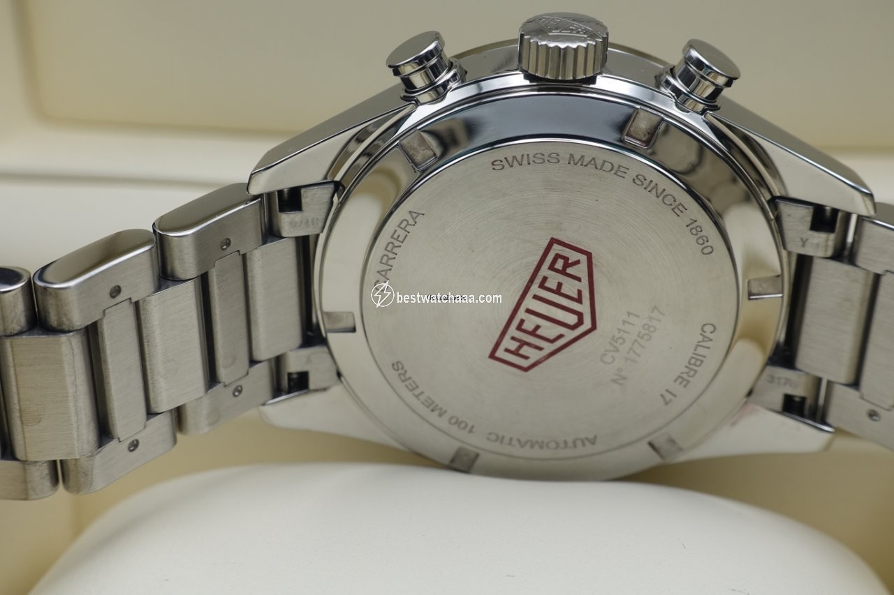 IMG_9081 TAG Heuer Carrera Calibre 17 Mens watch Unisex Automatic Steel CV5111.FC6335 Replica 7