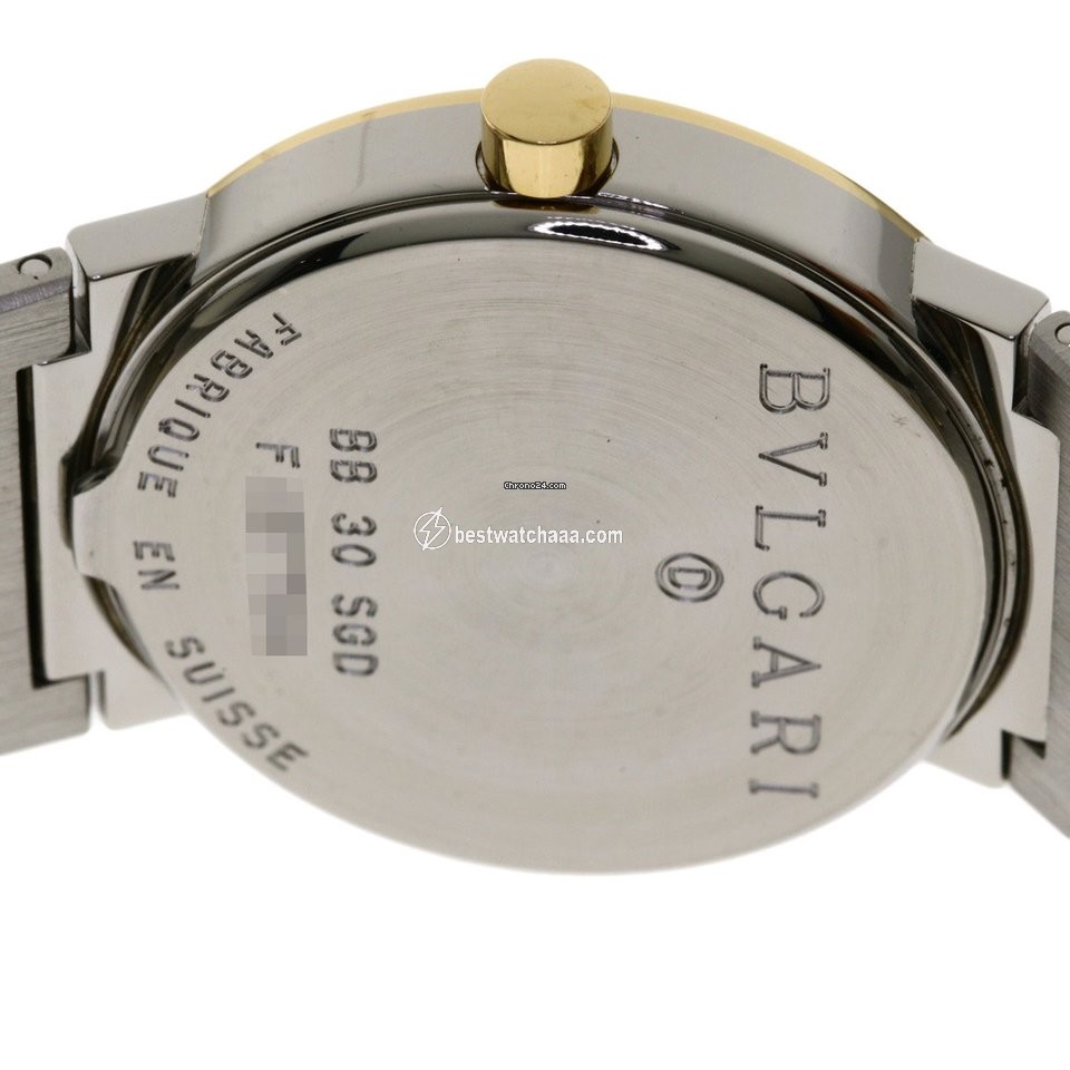 IMG_9081 Bulgari Bulgari Mens watch Unisex Quartz Steel BB30SGD Replica 7