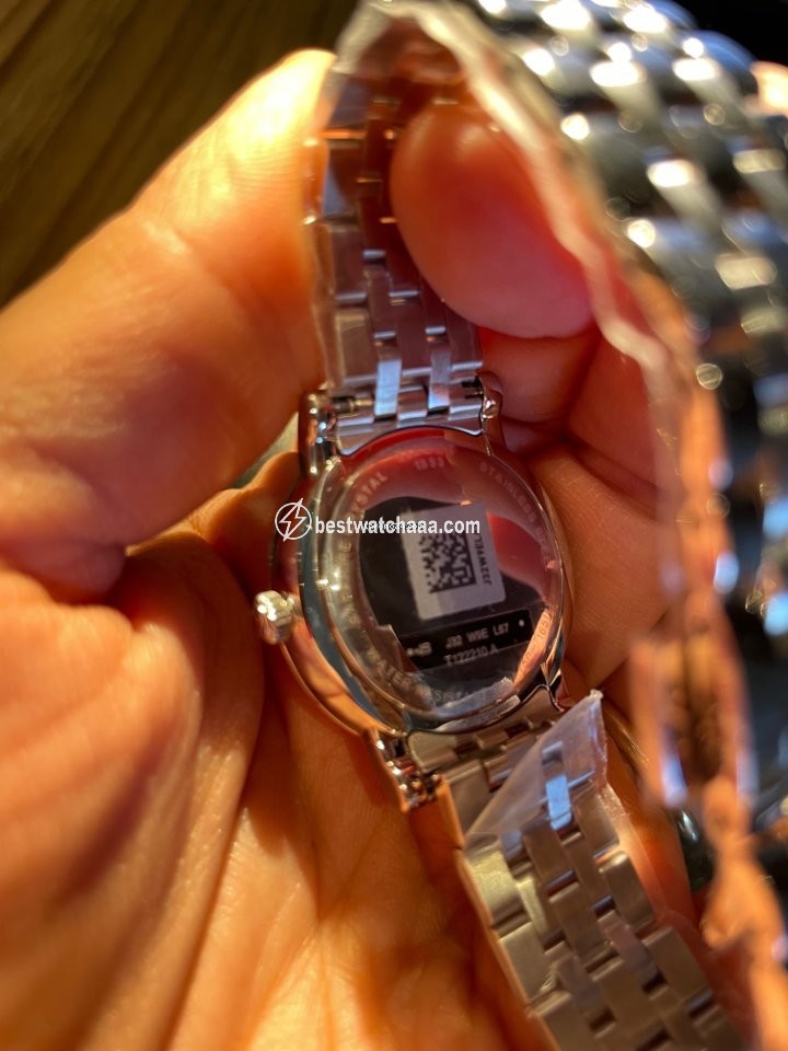 IMG_9081 Tissot Carson Mens watch Unisex Quartz Steel T1224101103300 Replica 7