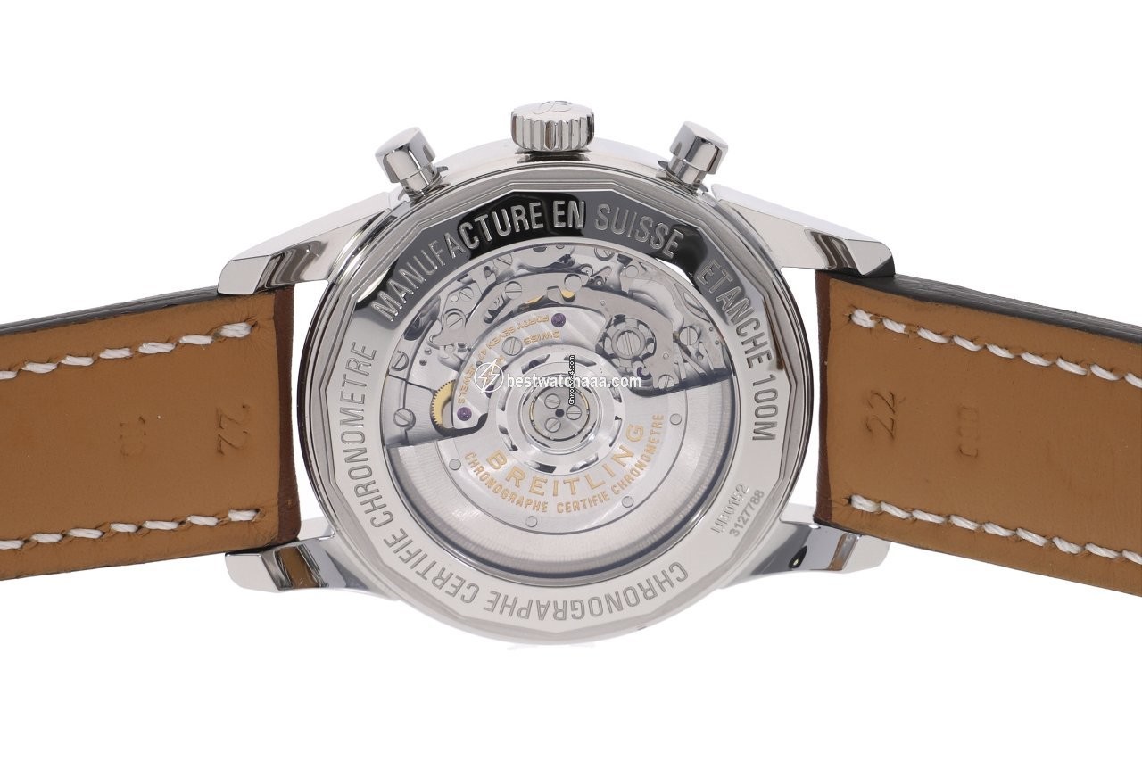 IMG_9081 Breitling Transocean Chronograph Mens watch Unisex Automatic Gold Steel UB0152 Replica 7