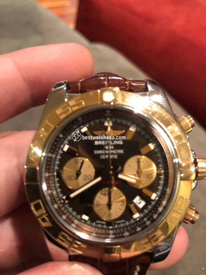 IMG_9081 Breitling Chronomat 44 Mens watch Unisex Automatic Steel CB011012Q576 Replica 7