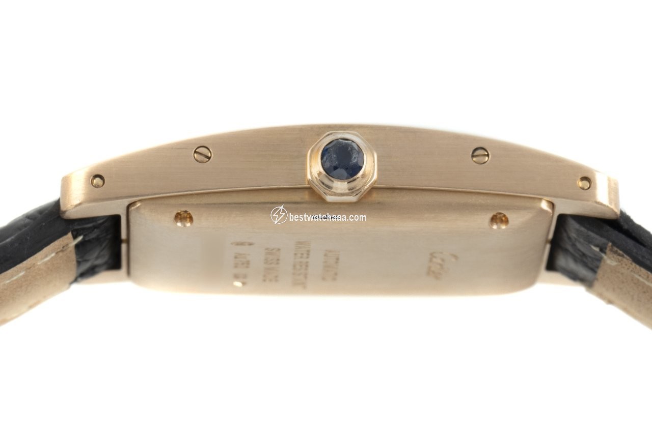 IMG_9081 Cartier Tank Americaine Mens watch Unisex Automatic Red gold W2620030 Replica 7