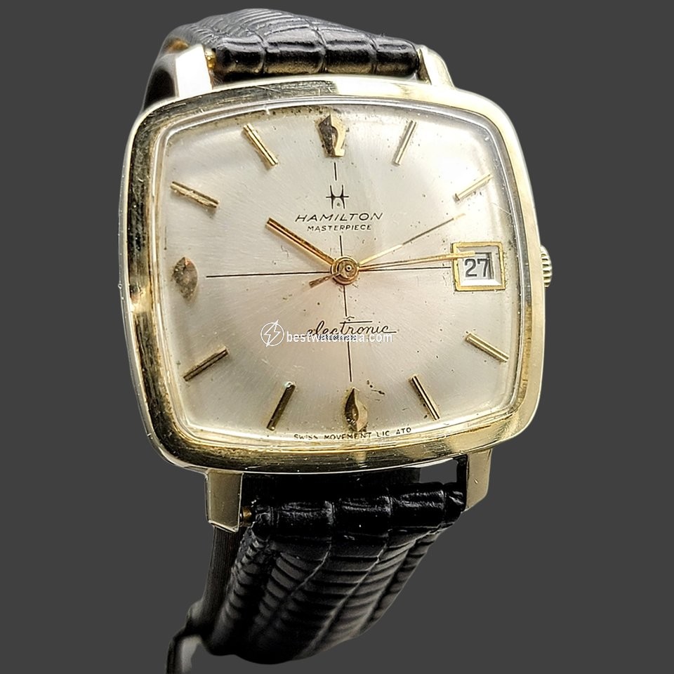 IMG_9081 Hamilton Mens watch Unisex Quartz Gold Steel Lic ATO 9154 ESA Replica 7