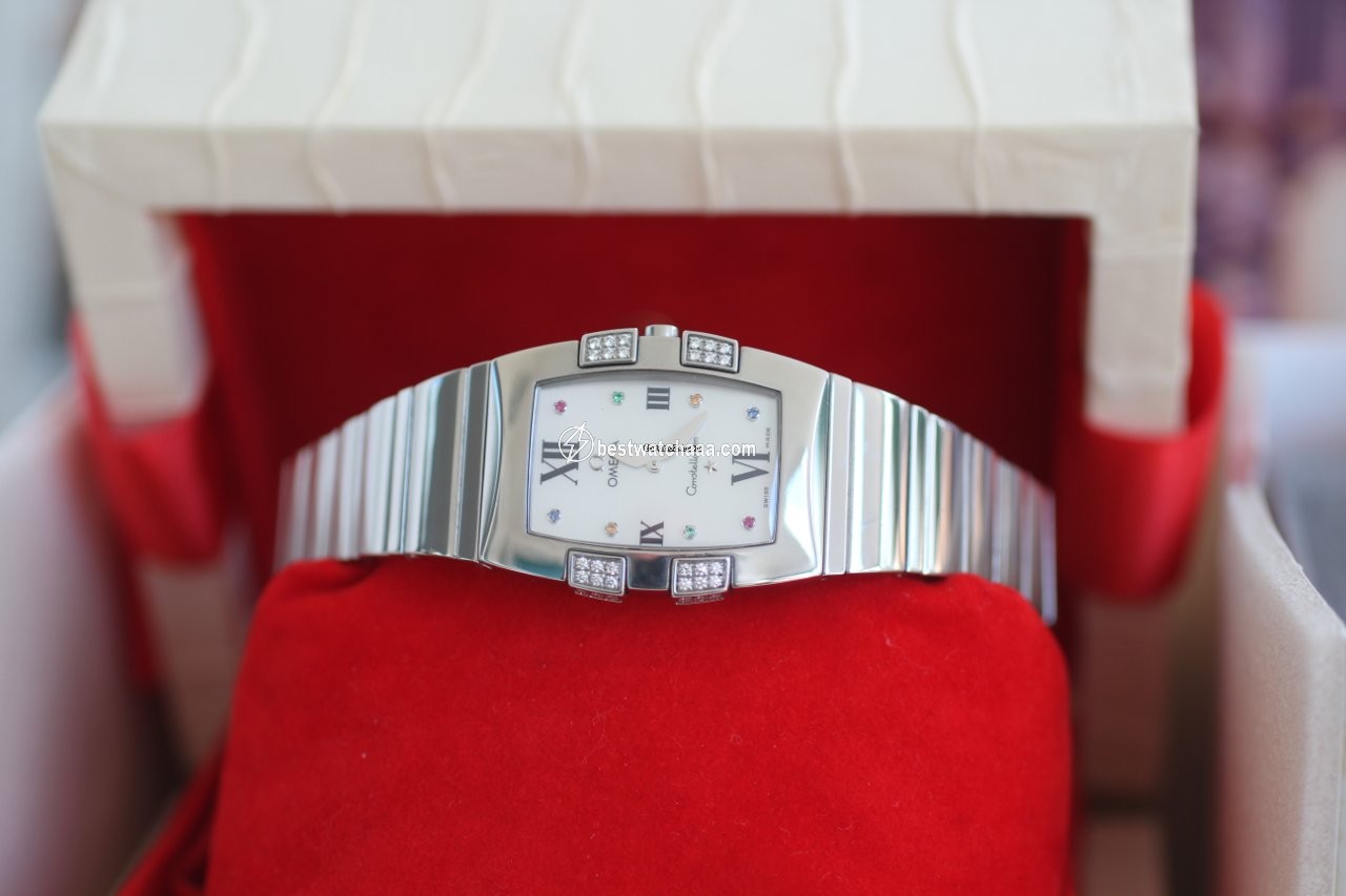 IMG_9081 Omega Constellation Womens watch Quartz Steel 1586.79.00 Replica 7