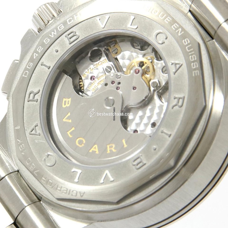IMG_9081 Bulgari Diagono Mens watch Unisex Automatic DG42SWGCH DG42C3SWGLDCH Replica 7