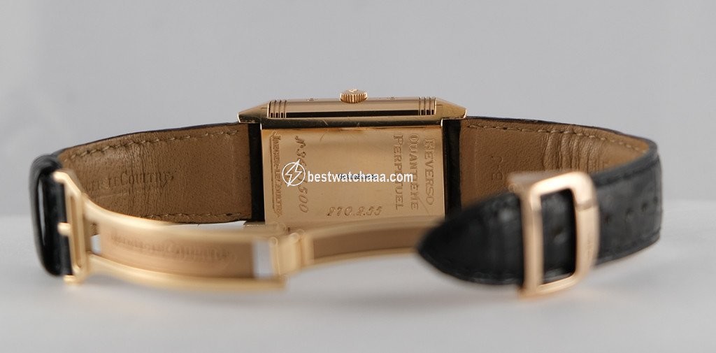 IMG_9081 Jaeger-LeCoultre Reverso Mens watch Unisex Manual winding Rose gold 270 2 55 Replica 7