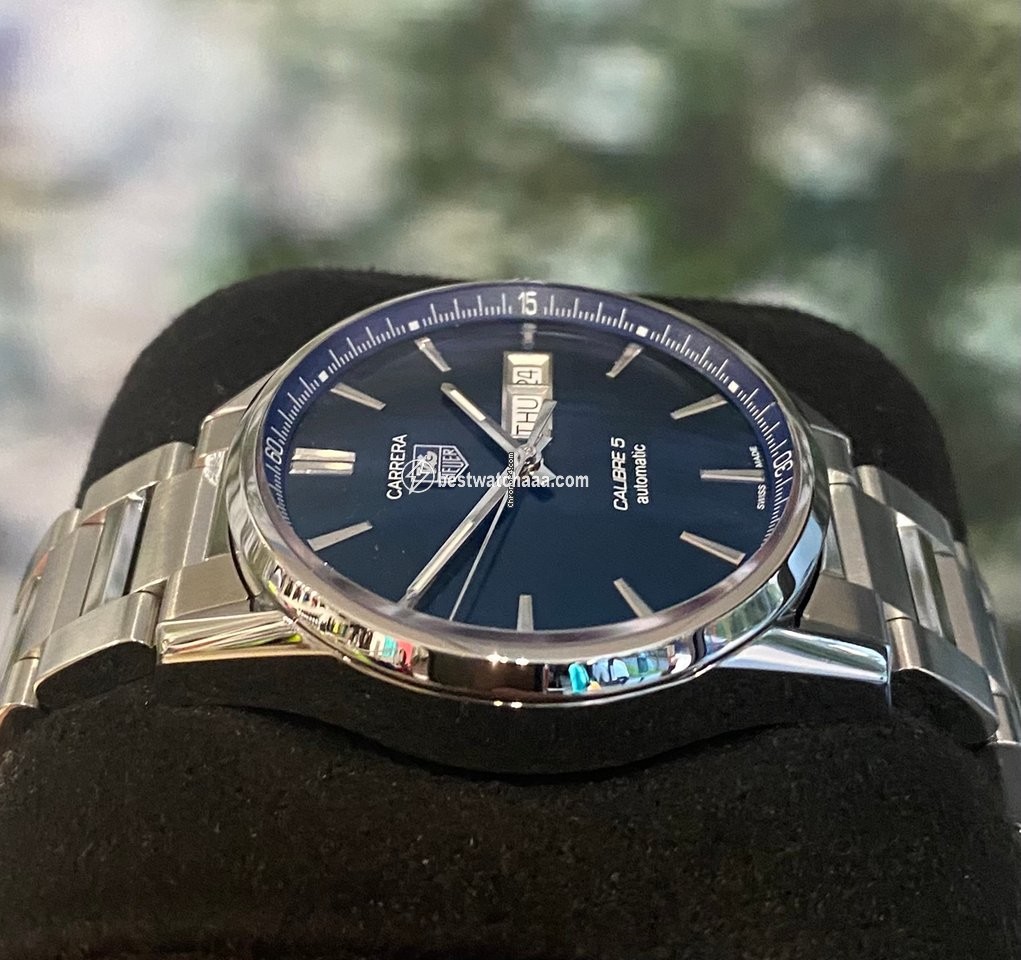 IMG_9081 TAG Heuer Carrera Calibre 5 Mens watch Unisex Automatic Steel WAR201E.BA0723 Replica 7