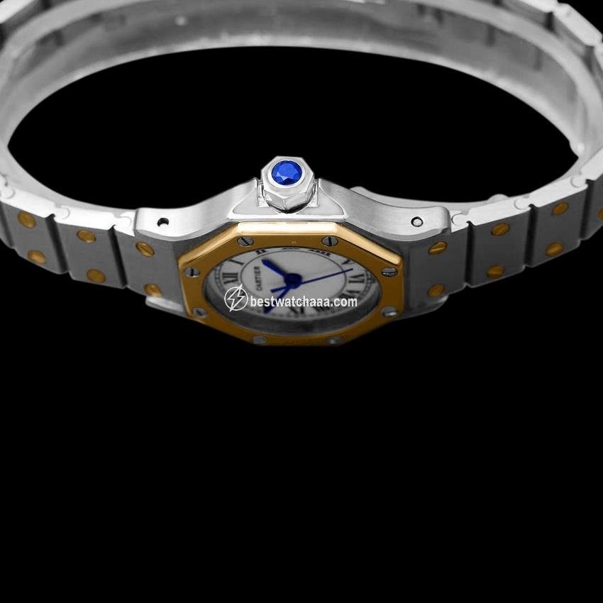 IMG_9081 Cartier Womens watch Automatic Gold Steel 8447ST Replica 7