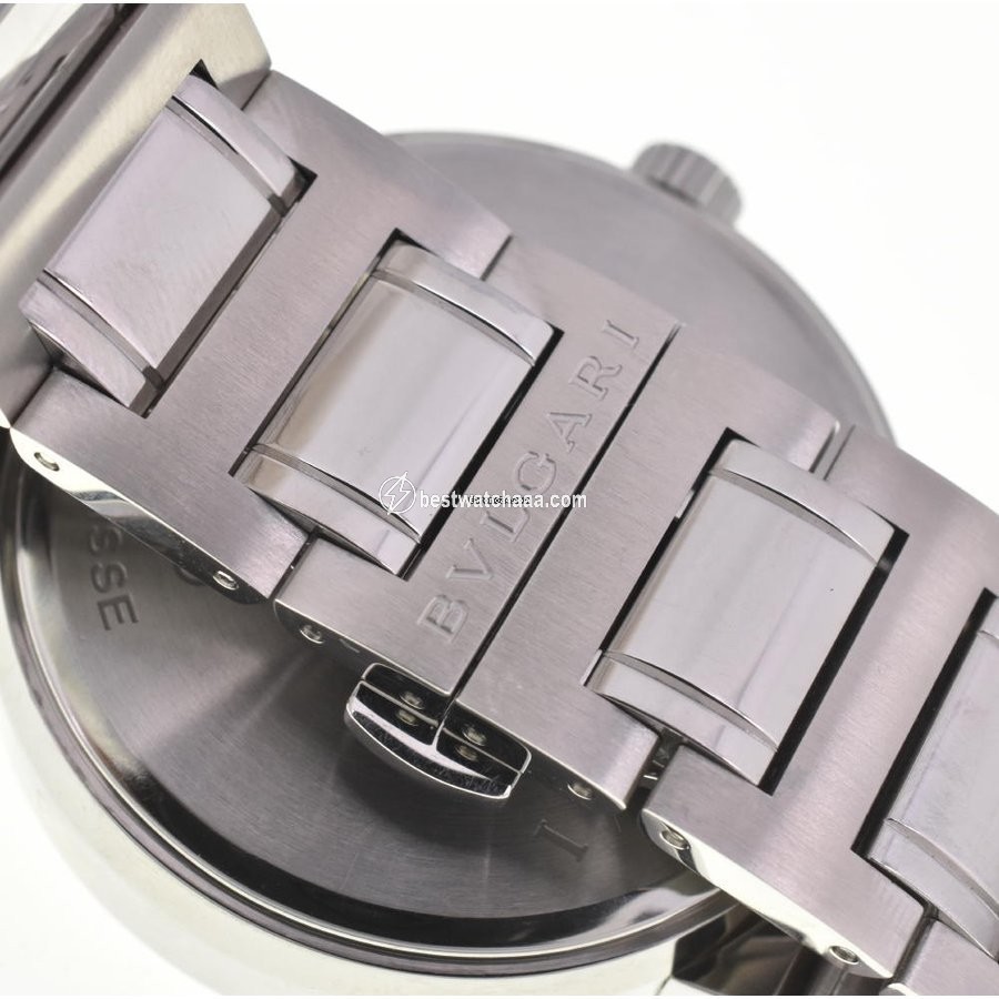 IMG_9081 Bulgari Bulgari Mens watch Unisex Automatic Steel BB38SSAUTO BB38WSSD Replica 7