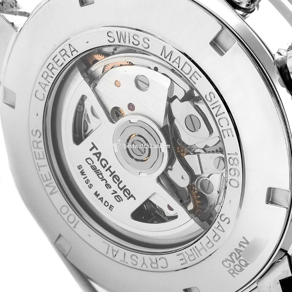 IMG_9081 TAG Heuer Carrera Calibre 16 Mens watch Unisex Automatic Steel CV2A1V.BA0738 Replica 7