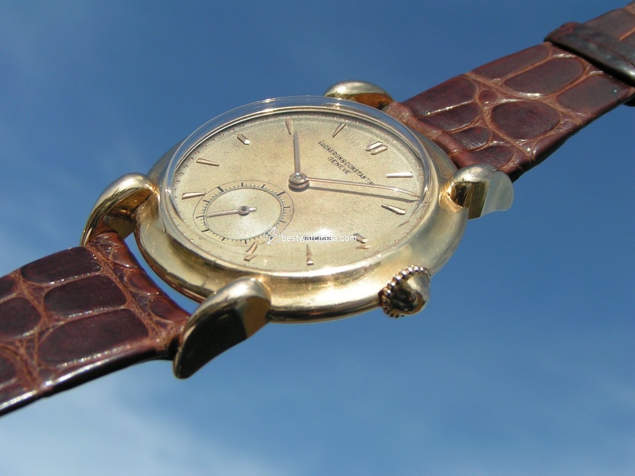 IMG_9081 Vacheron Constantin Mens watch Unisex Manual winding Yellow gold V453 Replica 7