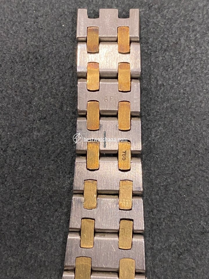 IMG_9081 Audemars Piguet Royal Oak Mens watch Unisex Quartz Gold Steel 6009 Replica 7