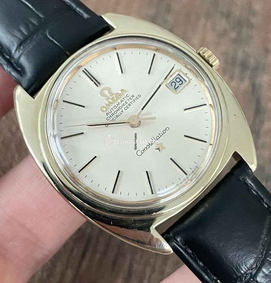 IMG_9081 Omega Constellation Mens watch Unisex Automatic Yellow gold 30 Replica 7