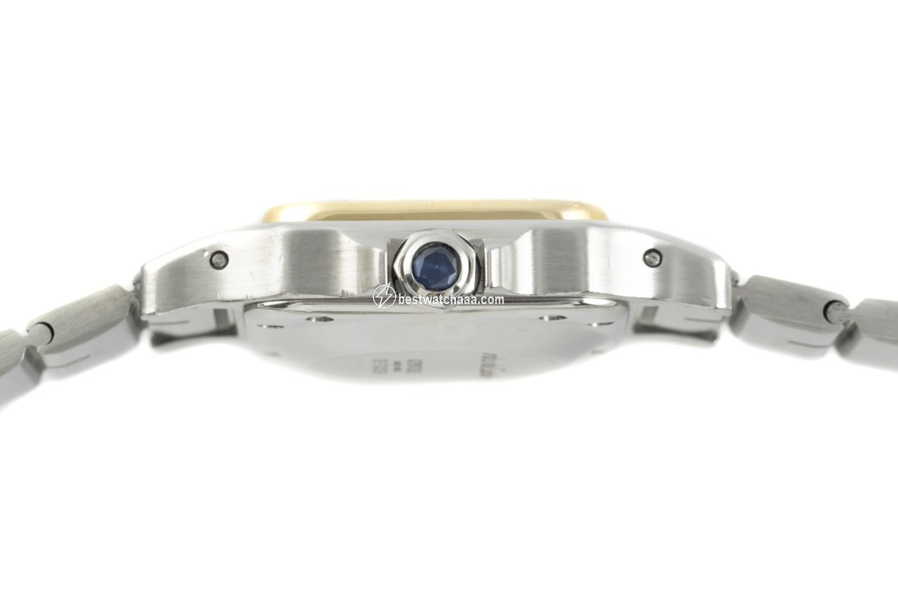 IMG_9081 Cartier Santos Womens watch Automatic Gold Steel 0902 Replica 7