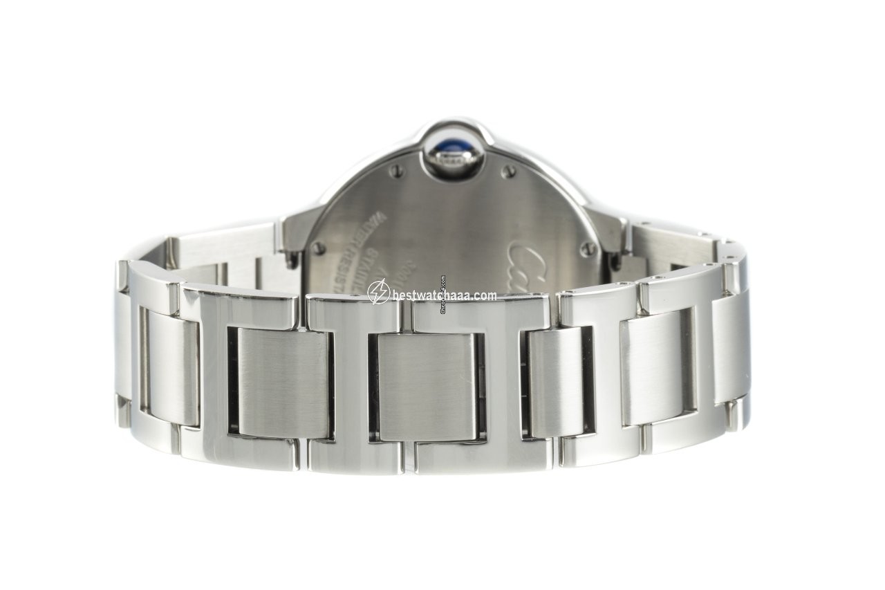 IMG_9081 Cartier Ballon Bleu 36mm Mens watch Unisex Automatic Steel W6920046 Replica 7