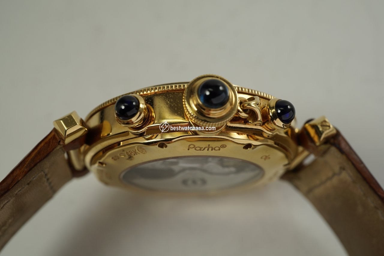 IMG_9081 Cartier Pasha Mens watch Unisex Automatic Yellow gold 2111 Replica 7