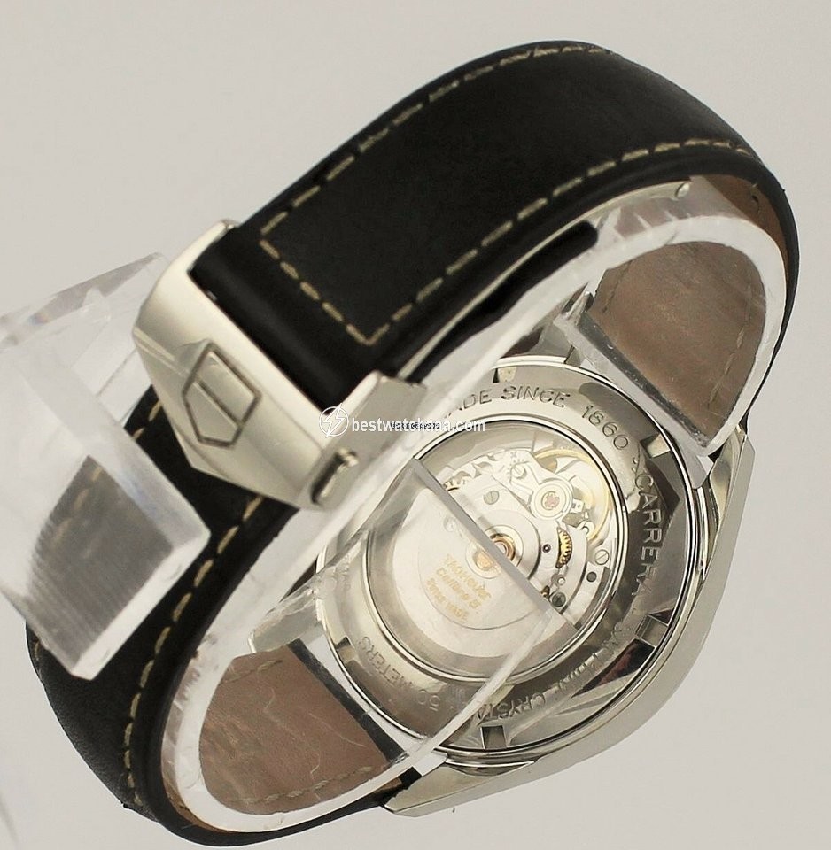 IMG_9081 TAG Heuer Carrera Calibre 5 Mens watch Unisex Automatic Steel WV211A.FC6202 Replica 7